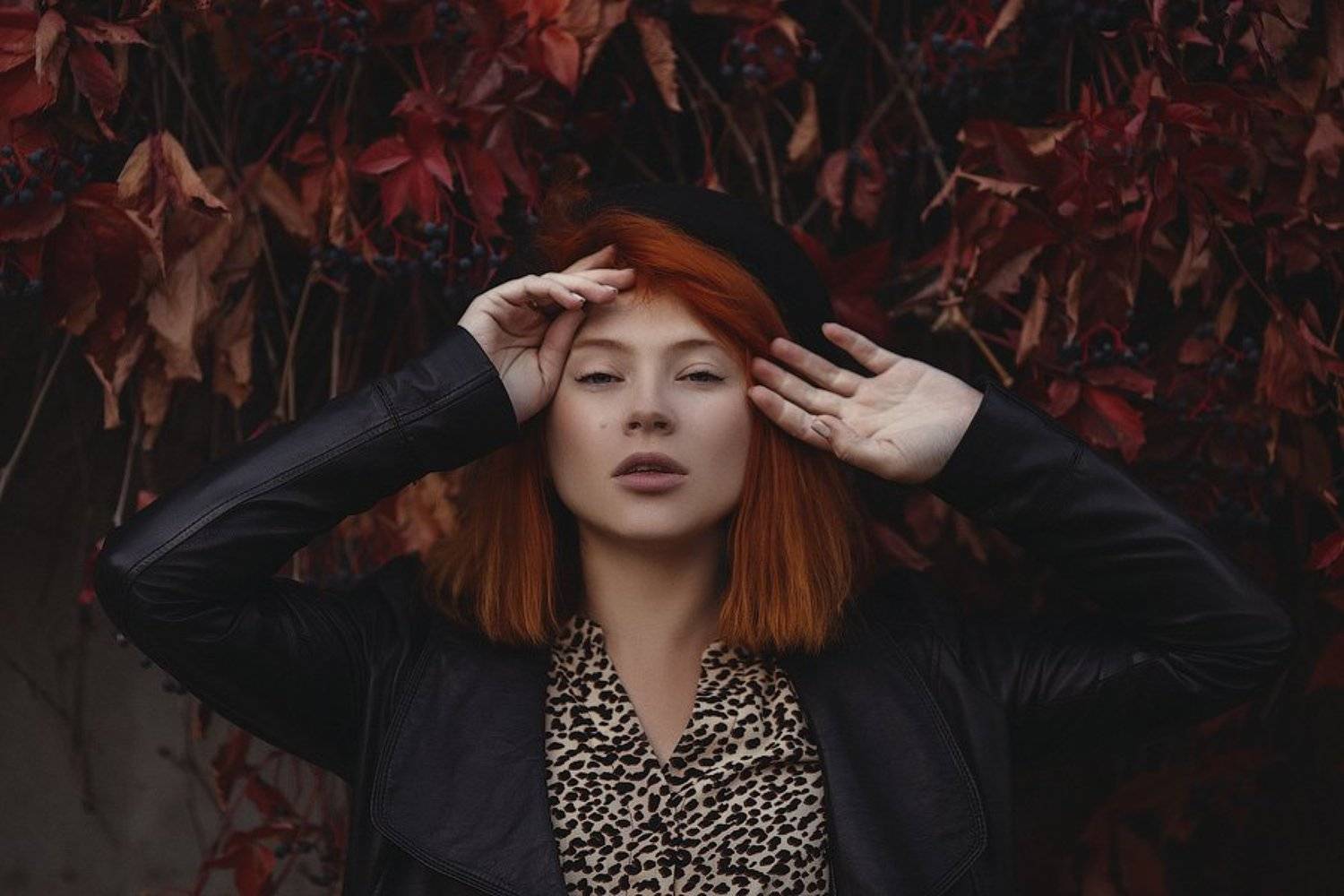 осень улица портрет, Марина Бондарь