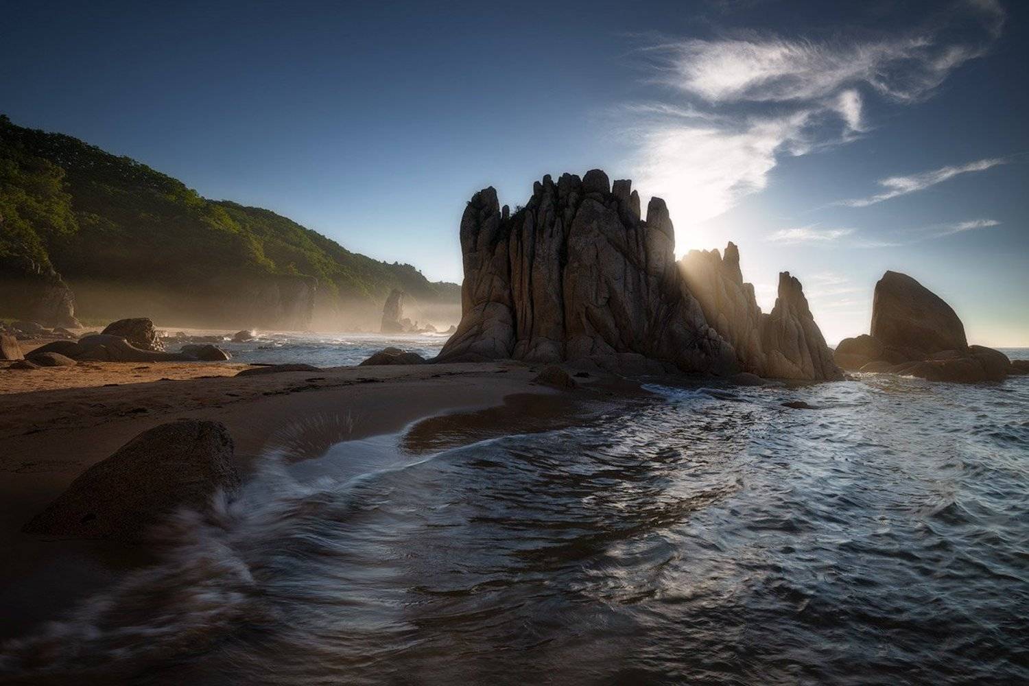приморский край море солнце рассвет владивосток заповедник скалы, Сорокин Алексей