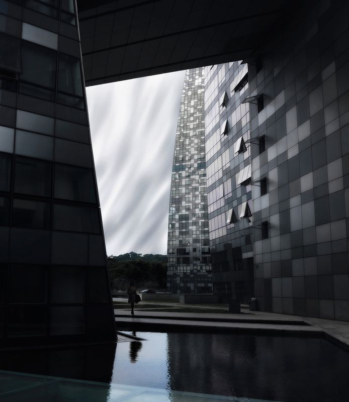 город, стрит, сингапур, азия, путешествия, монохром Рамки фото превью