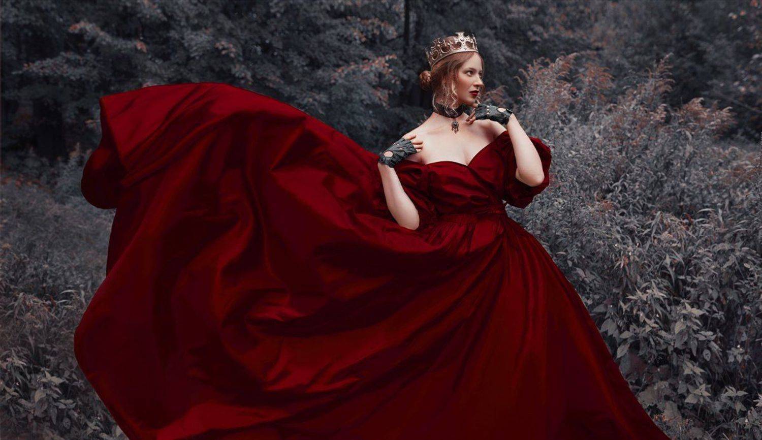 лес, корона, принцесса, королева, сказка, мистика, шлейф, платье, Дарина Рябченко