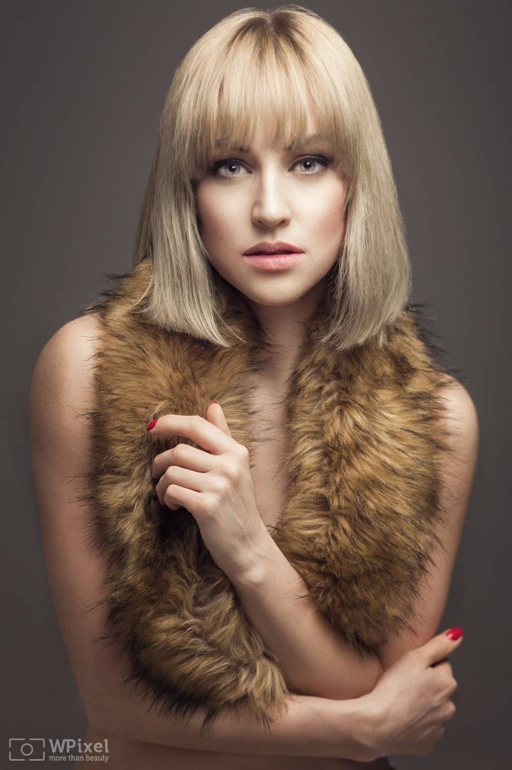 portrait women eyes blonde, Wojtek Polaczkiewicz