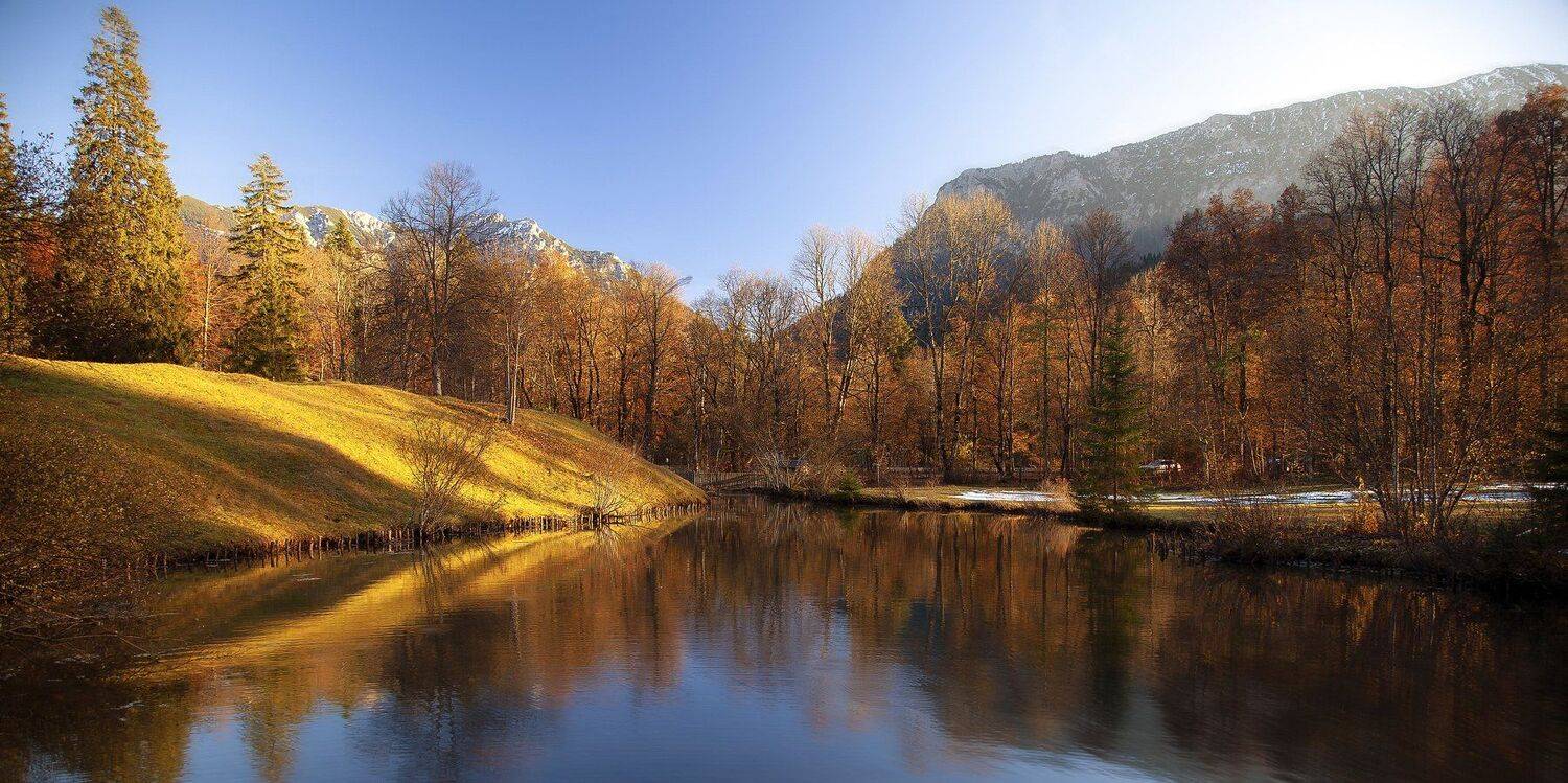 горы, осень, германия, озеро, поляна,, Александр Игнатьев