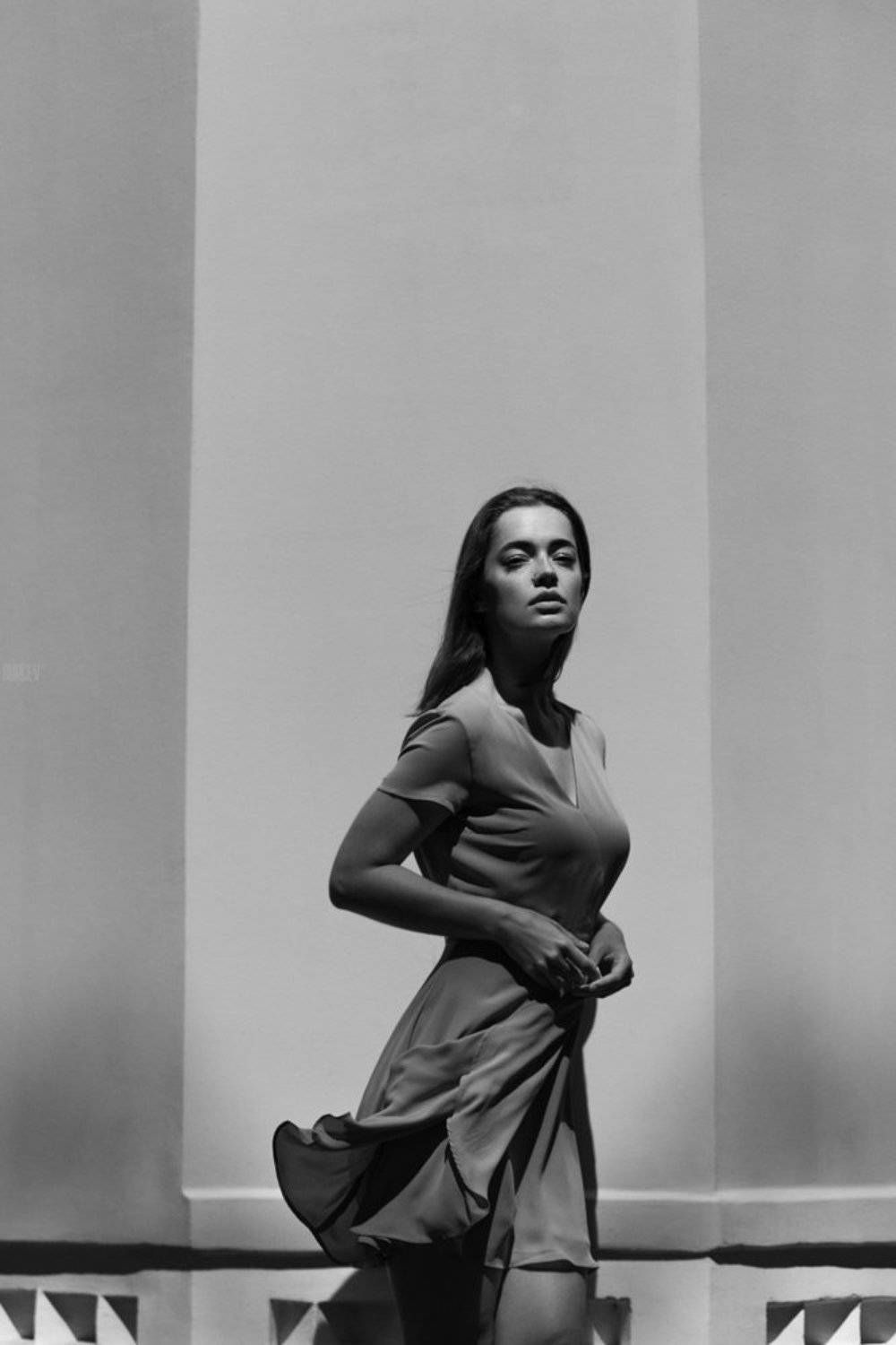 фотомодель, портрет, чб, девушка, красивая, взгляд, черно-белое, woman, beautifull, portrait, black & white, monochrome, canon6d, Алексей Бурцев