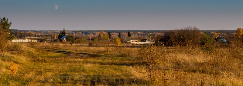 усмань, песковатка, осень, деревня, дали Вот и осень пришла фото превью