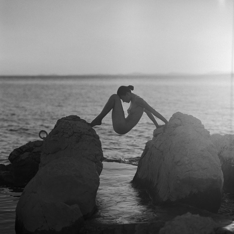 akt, nude, analog, hasselblad, ninoveron, women, fineart, sunset, sea, Yuliia фото превью