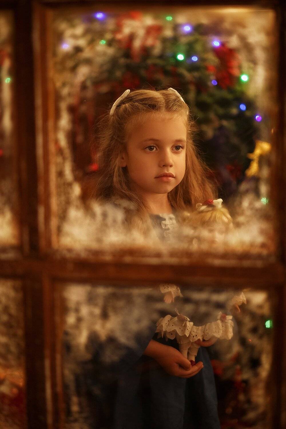 рождество окно новый год, Валерия Касперова