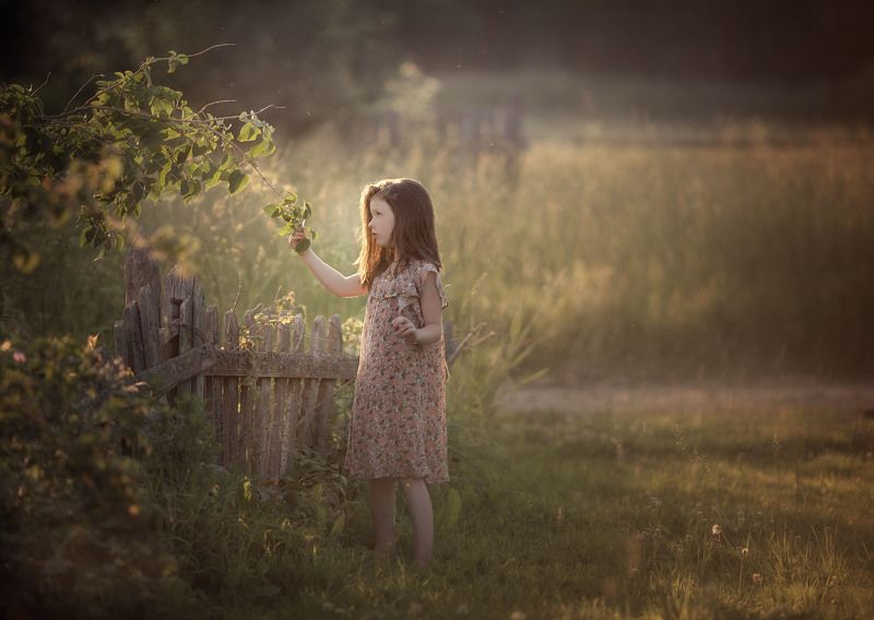 девочка, лето  фото превью