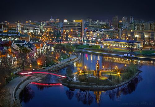 Ночная панорама города