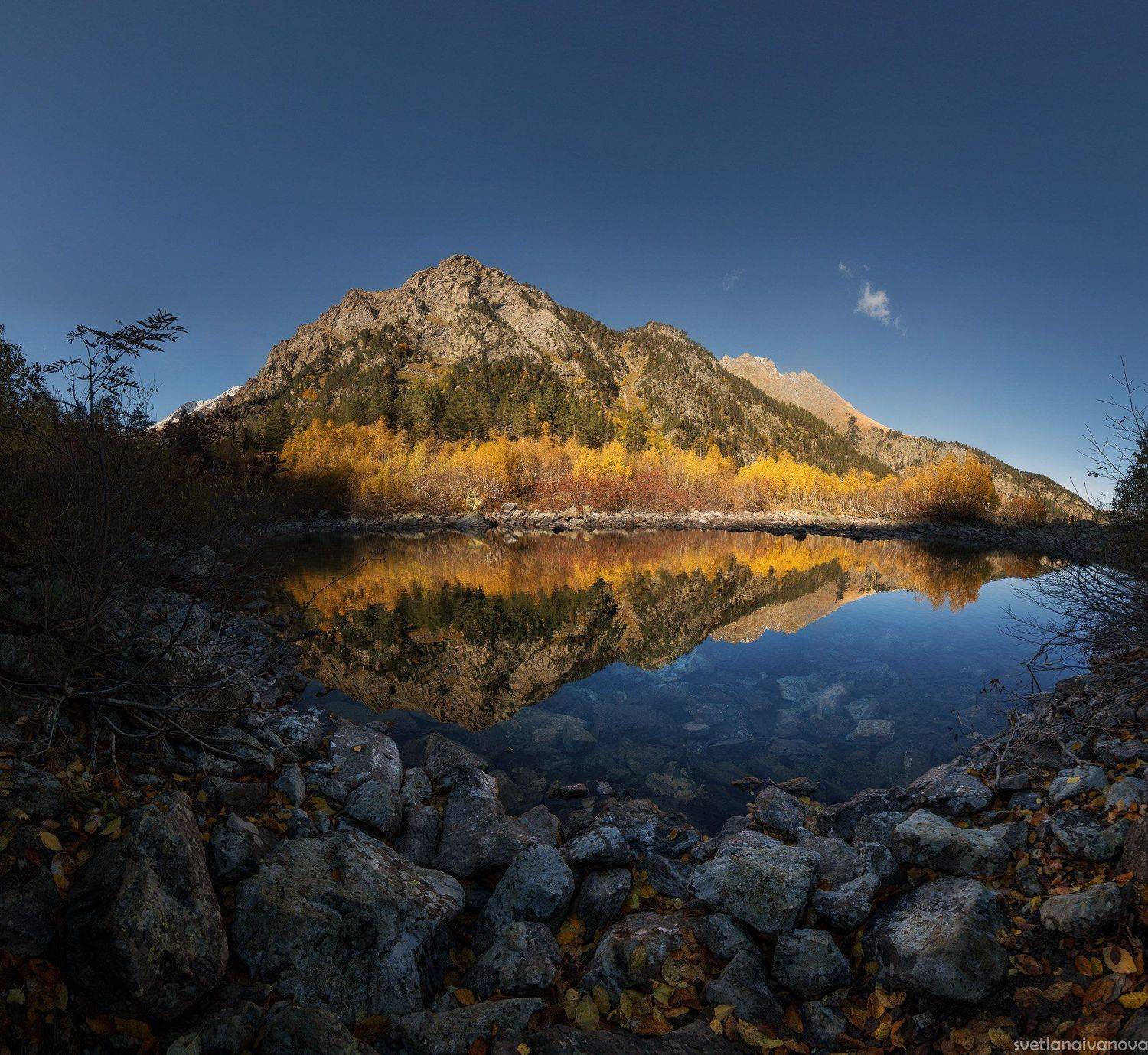 #домбай #кавказ #осень #бадукскиеозера #горы #кчр #теберда #dombay, Светлана Иванова