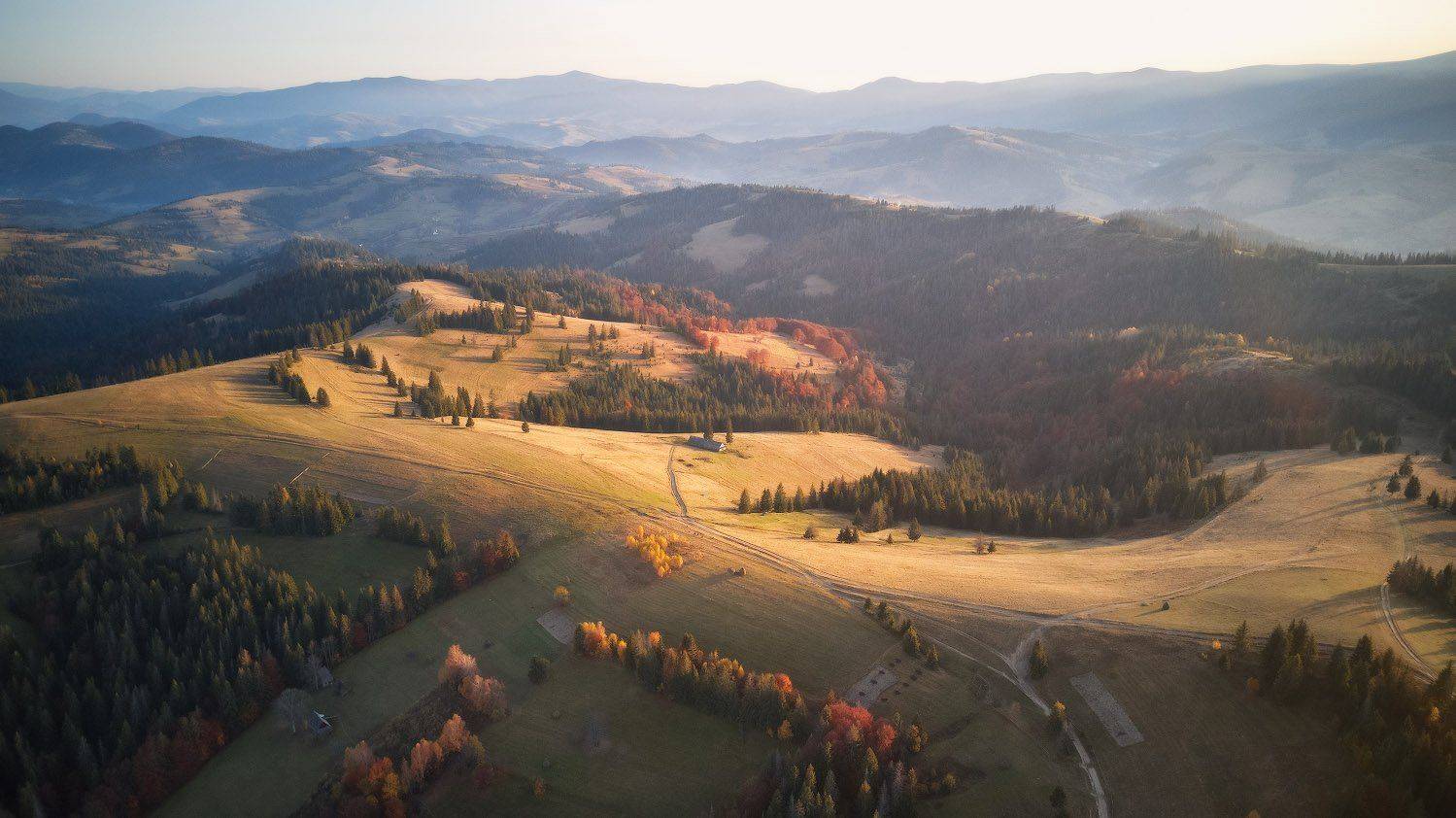 карпаты, осень, октябрь, вечер, закат, горы,, Вейзе Максим