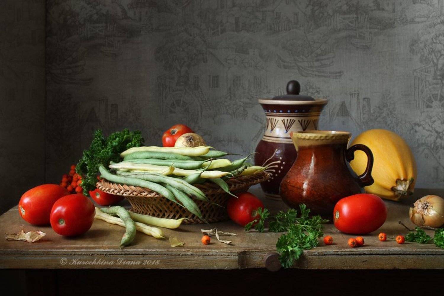 натюрморт, урожай, осень, Курочкина Диана