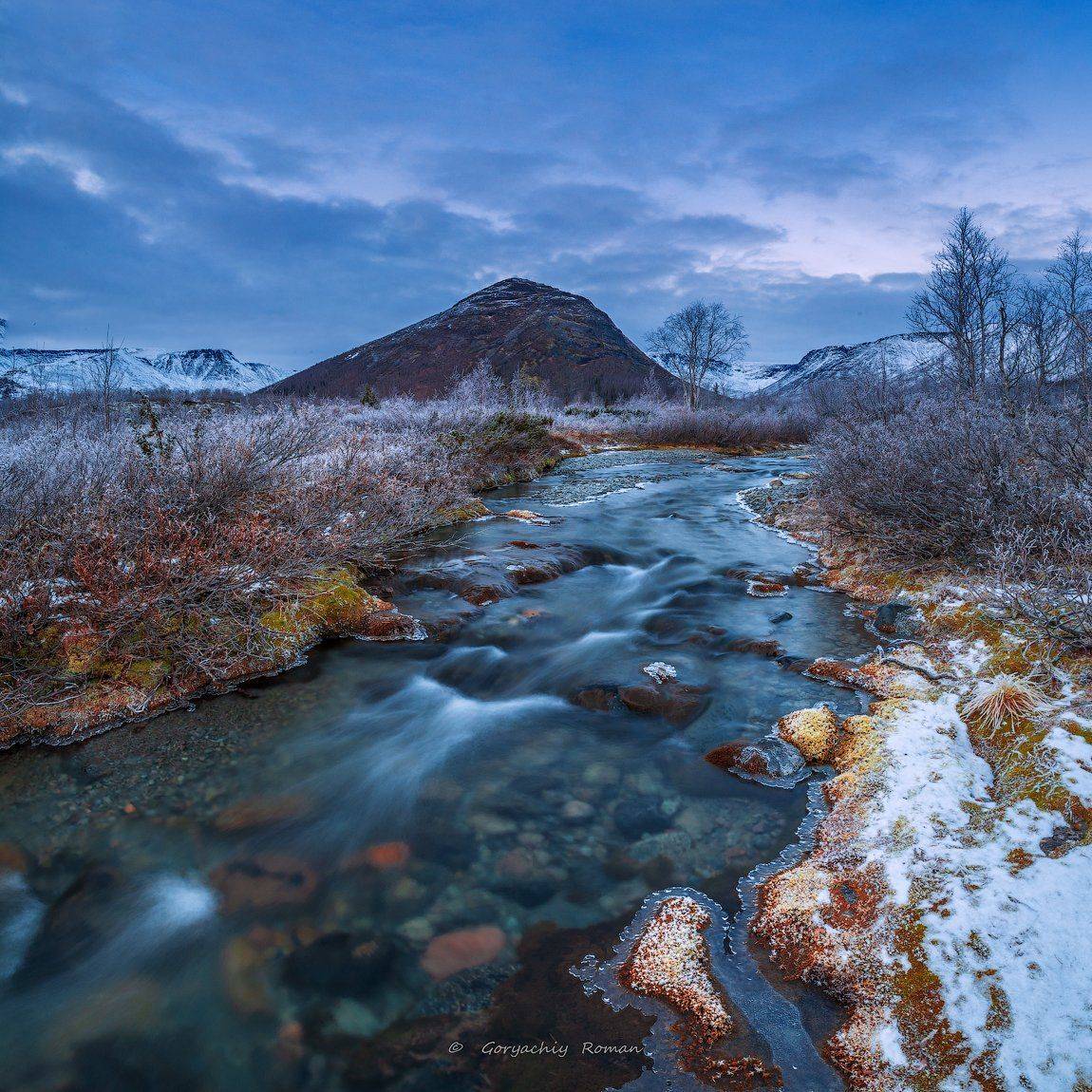 север, кольский, хибины, заполярье,осень, вечер, заморозки,, Роман Горячий
