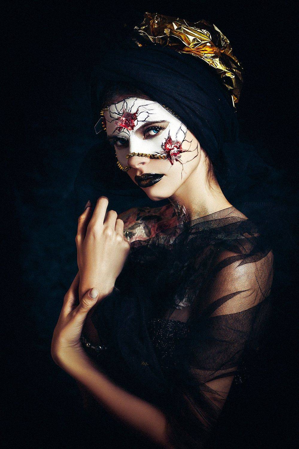 woman, art, portrait, fashion, beauty, faceart, studio, Руслан Болгов (Axe)