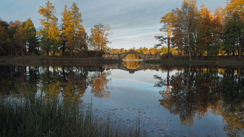 Горбатый мост в Гатчине фото превью
