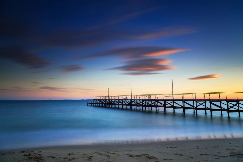 sunset, beach, sea, bulgaria, ravda, black sea Sunset фото превью