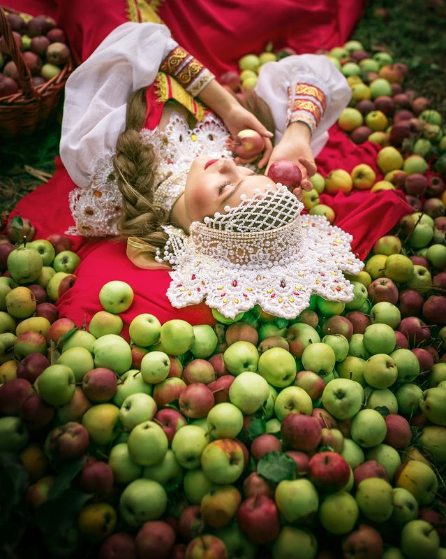 portrait Яблоки фото превью