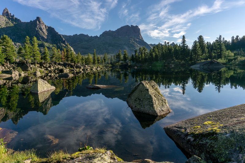 Утро на озере Художников фото превью