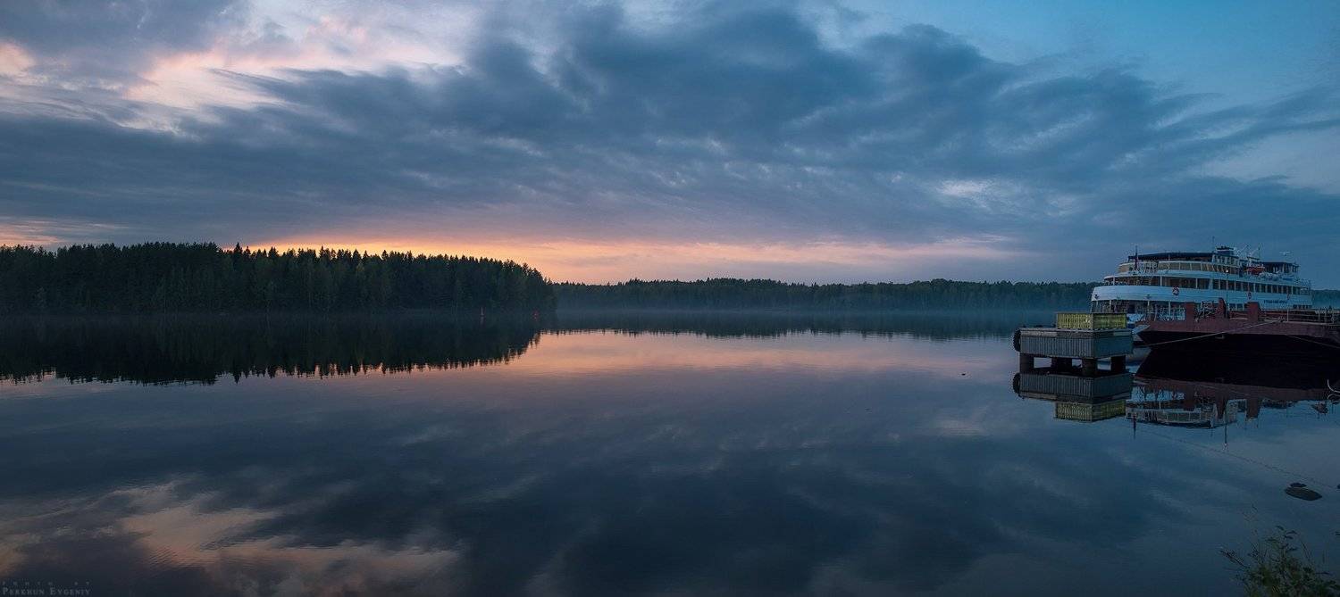мандроги, ладога, панорама, Перхун Евгений