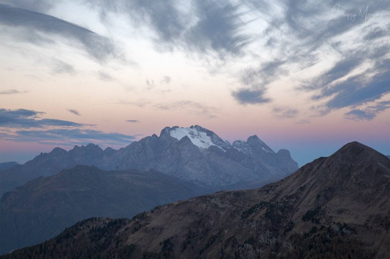 marmolada, glacier., dolomites, Sergey Merphy