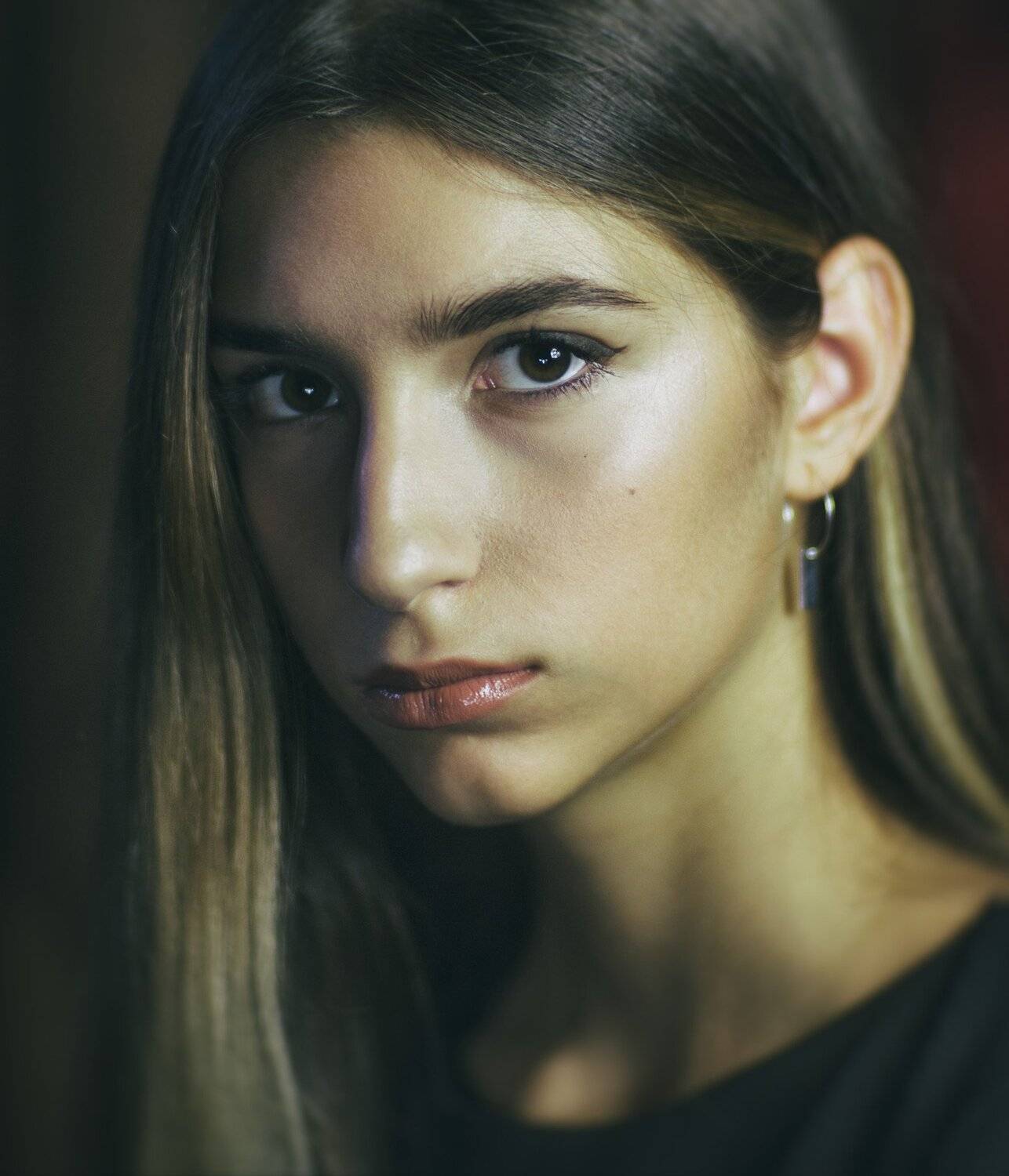девушка, портрет, взгляд, ko-120m, valeko