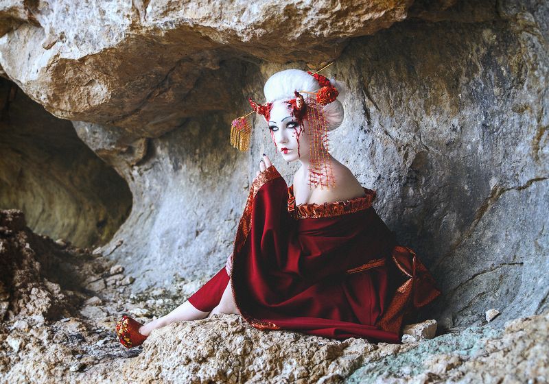 демон фэнтези гейша demonic maiko фото превью