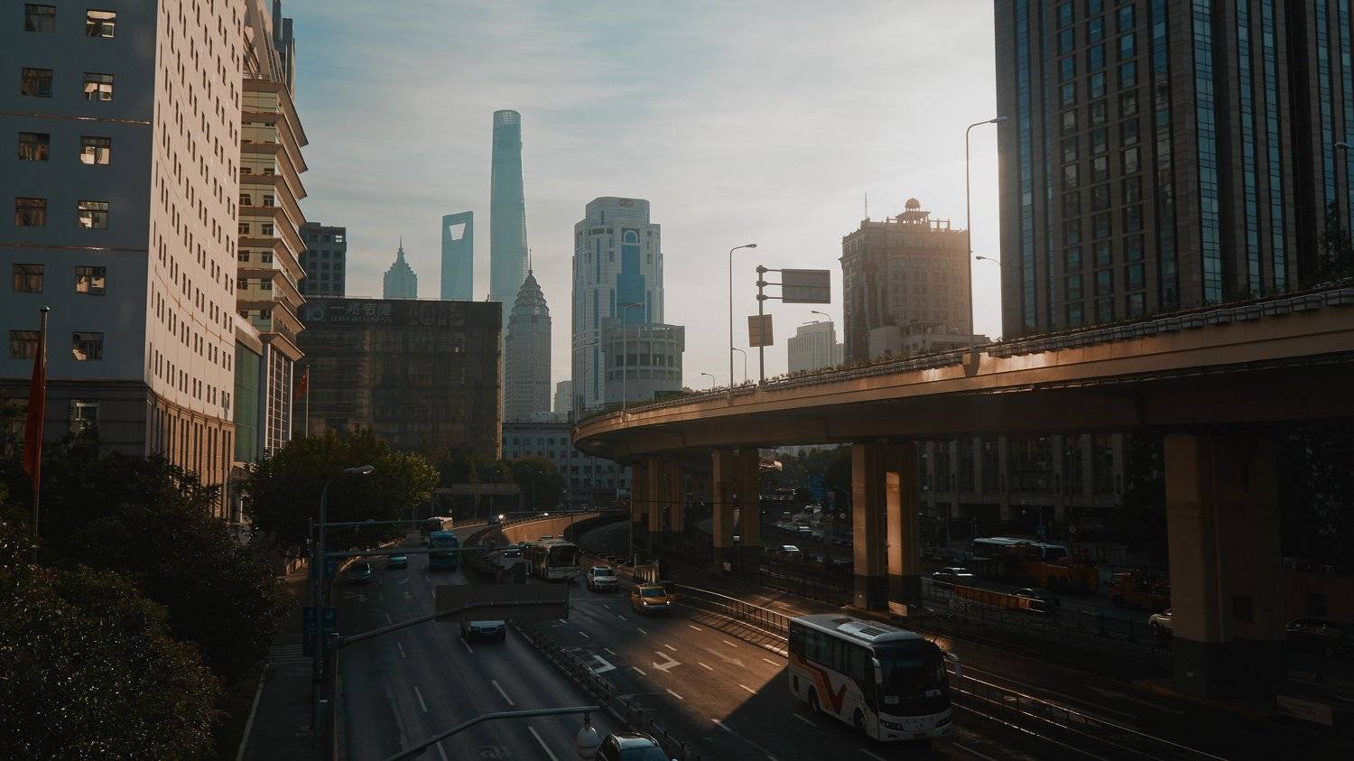 traffic, asia, china, shanghai, street, cars, morning, sun, sunlight, cinematic, cine, film, still, photo, colors, colorgrade, colorgrading, Кыштымов Максим