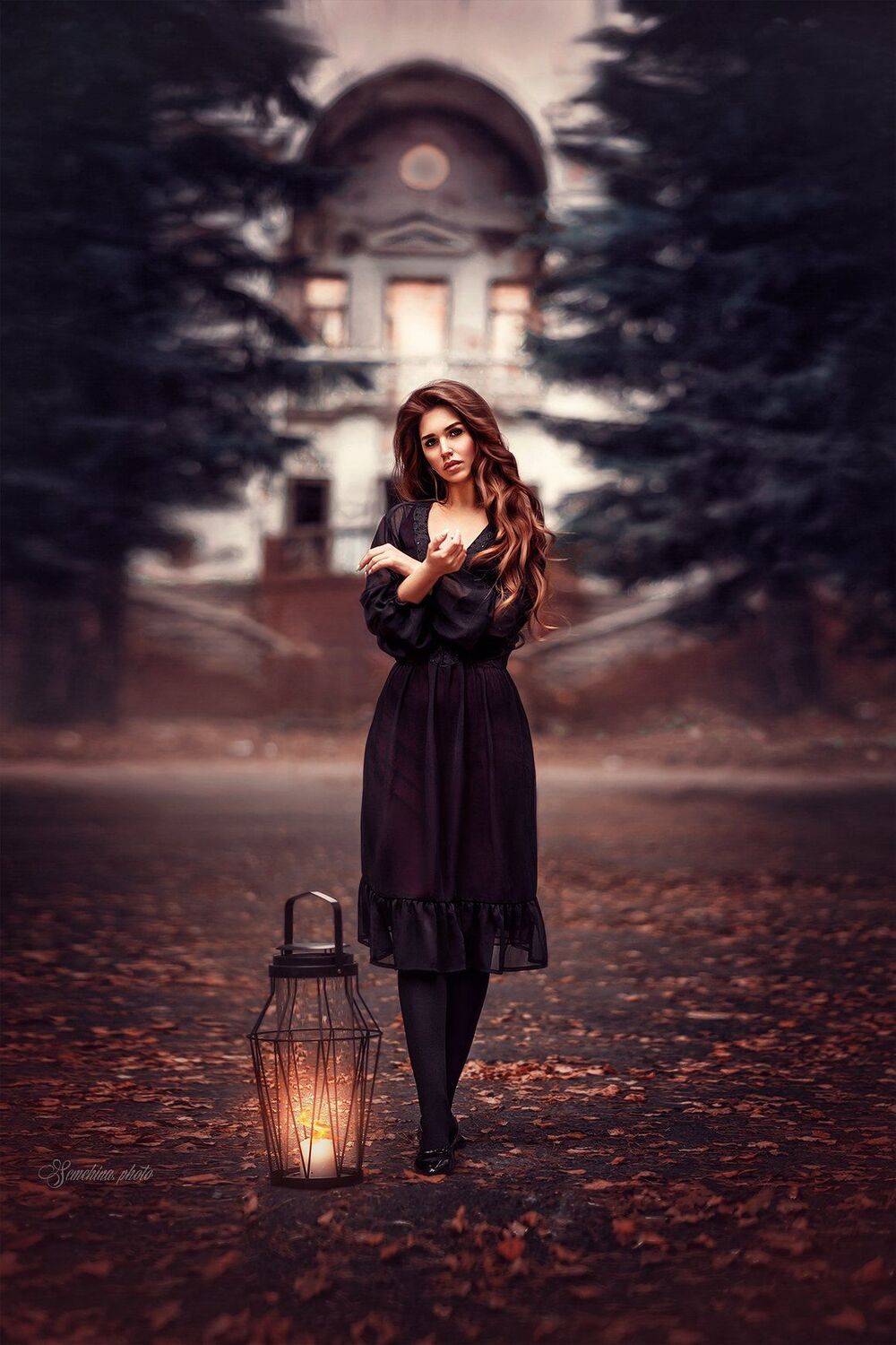 портрет, девушка, сказка, развалины, магия, ведьма, girl, potreit, mood, castle, magic, Марина Семёхина