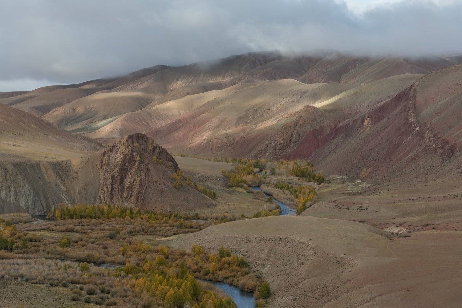 алтай, кокоря, рассвет, осень, каньон, река, Марина Маликова