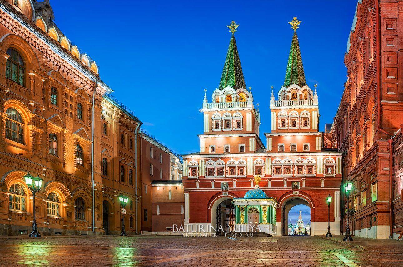 москва, красная площадь, воскресенские ворота, Юлия Батурина