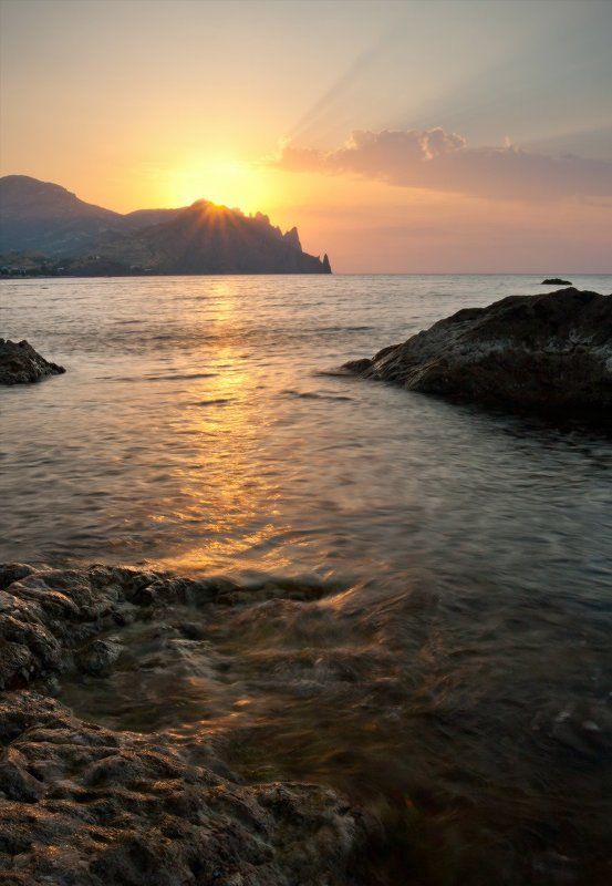 крым, курортное, карадаг, черное, море Пробуждение вулкана фото превью