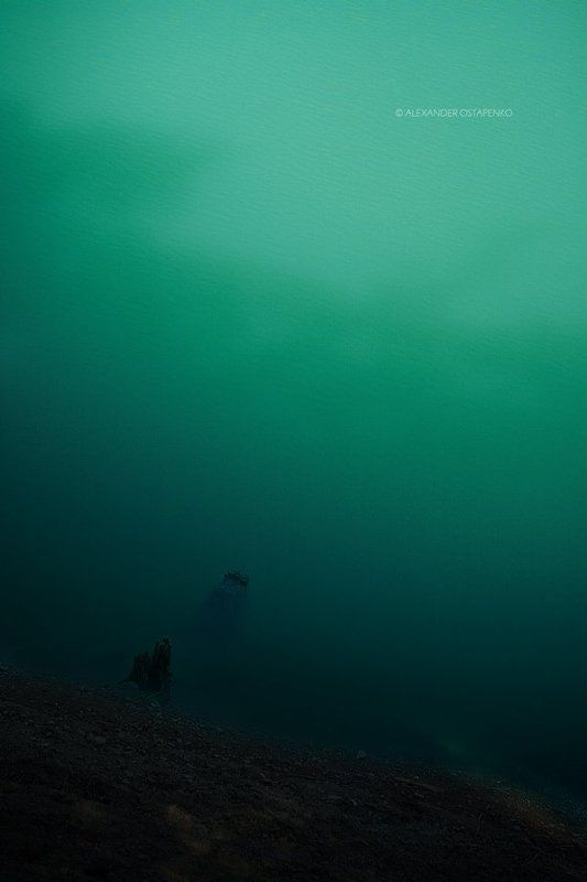озеро, природа, вода, берег, горное озеро, крым. Mystic Voron Lake фото превью