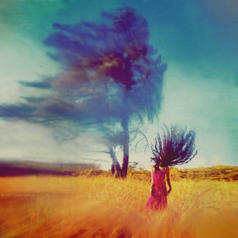 girl,emotive,nature,tree,hair,autumn Hasmik фото превью