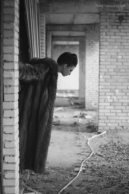 мех, шуба, портрет, Peter Tarasov