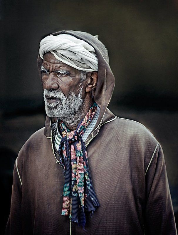 portrait, morocco, old man, man, arab A man from the Tuareg tribe фото превью