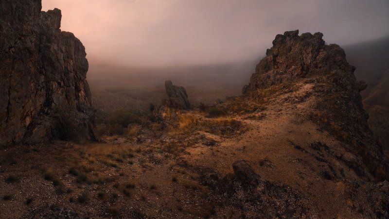 Рассвет в сентябрьском тумане-III фото превью