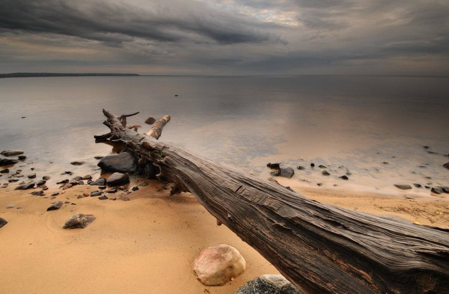 онежское озеро, осень, озеро, утро, Roman Goryachiy