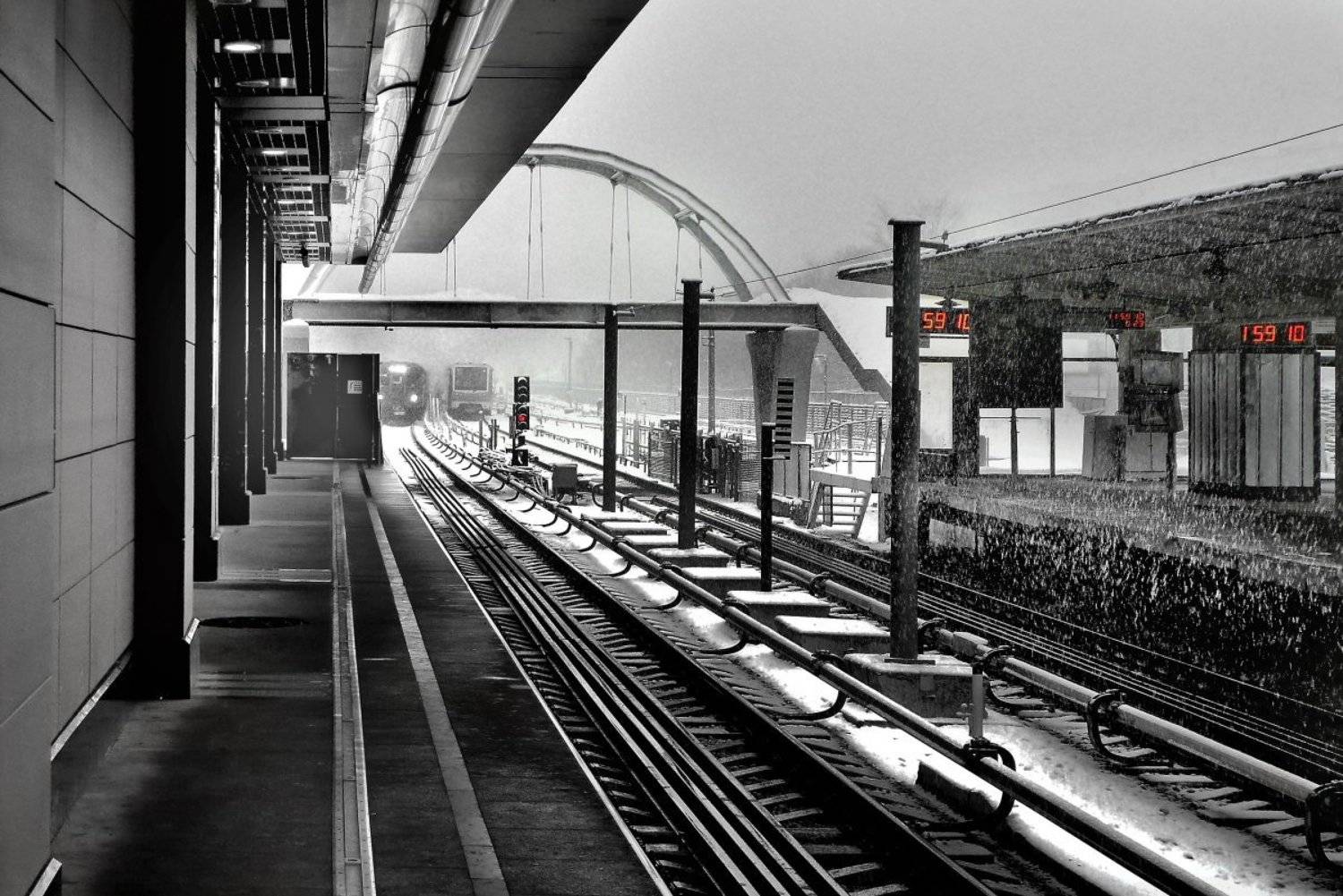 москва, зима, снег, метро, холод, Boris KOPMAN