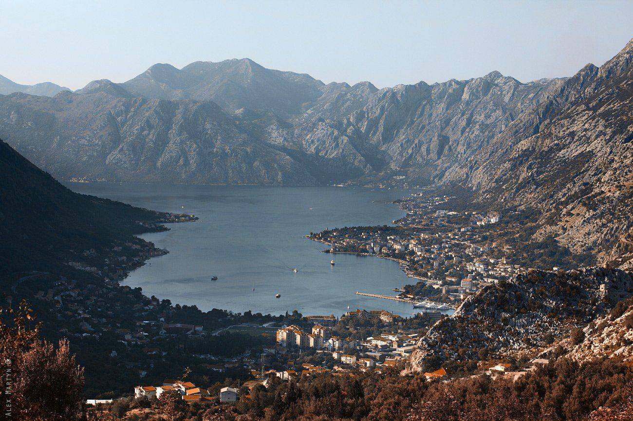 черногория, боко-которский, залив, закат, Alexander Martynov