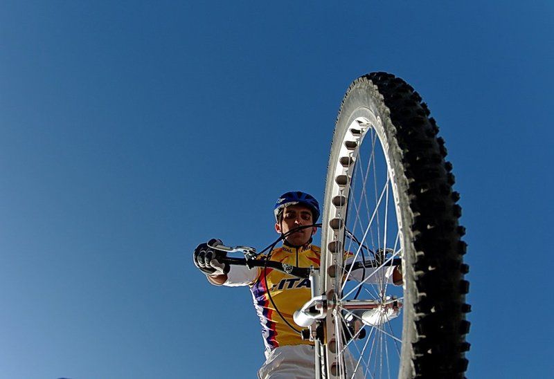 велосипед, колеса, прыжки Велофото фото превью