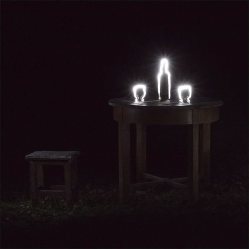 freezelight Ночной натюрморт с табуретом и стаканами фото превью