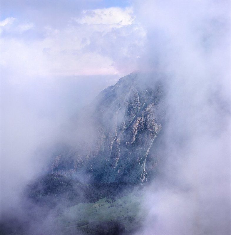 домбайские, туманы.  фото превью