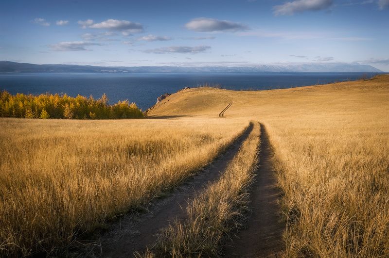 байкал, осень Дорогами острова Ольхон... фото превью
