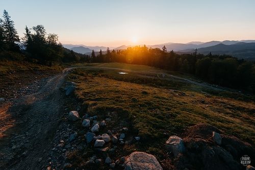 Закат на перевале