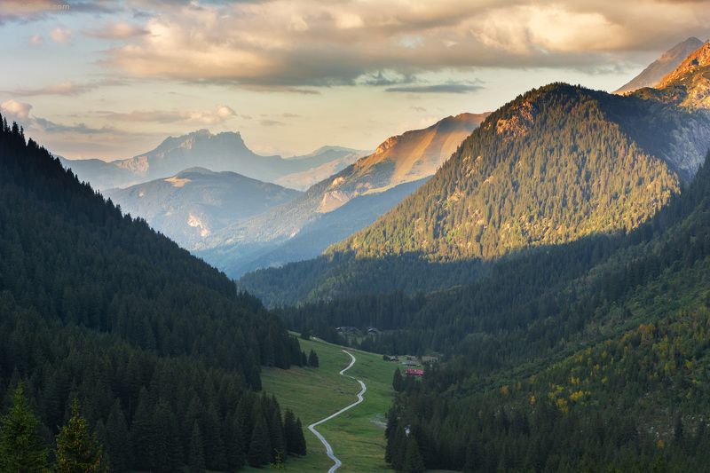 Evening in the Alps фото превью