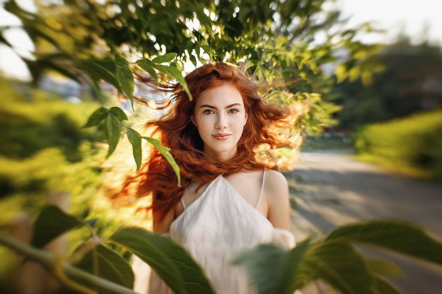 девушка, рыжая, лето, Полина Сергеевна