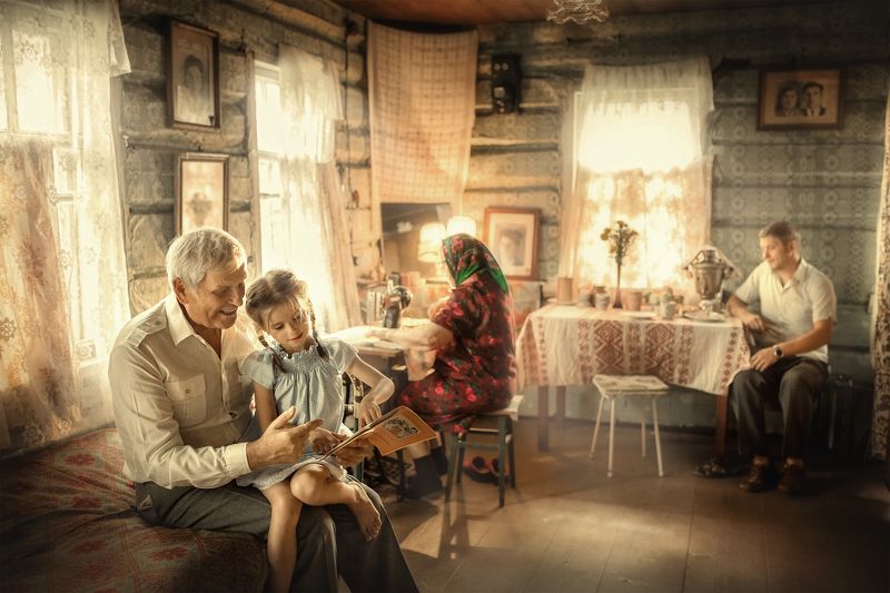 семья Лето в деречве фото превью