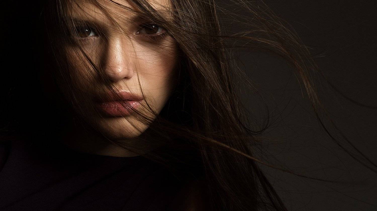 модель, красота, красивая, девушка, глаза, губы, крупный план, Дарья Комарова