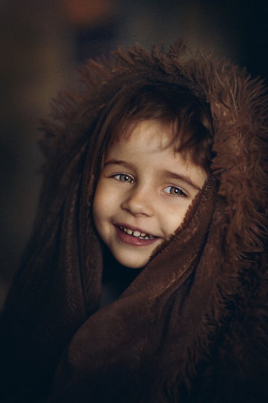 портрет детский портрет улыбка  фото превью