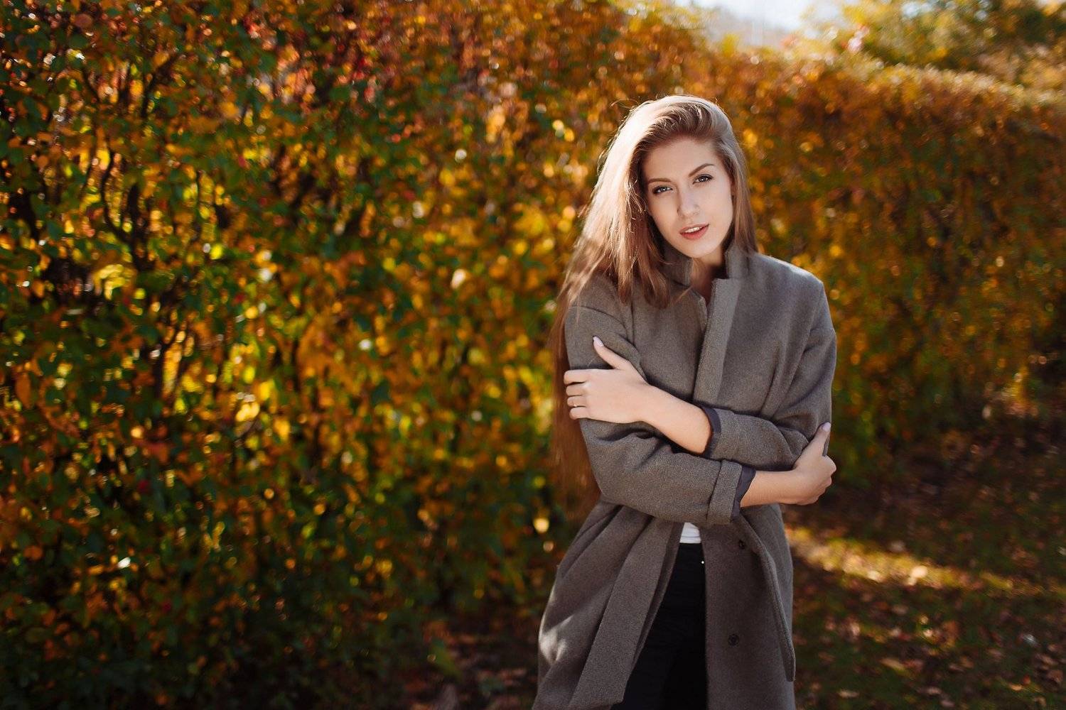 portrait, nice, eyes, girl, beauty, beautiful, autumn, studio, smile, Artem Kosolapov