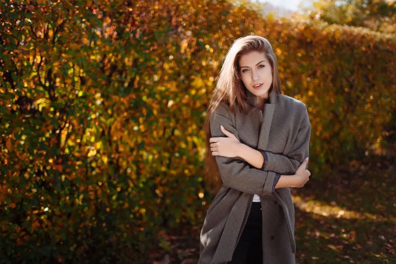 portrait, nice, eyes, girl, beauty, beautiful, autumn, studio, smile Yana фото превью